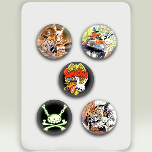 Sam max button - sam, &