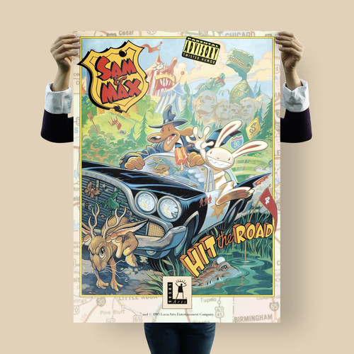 Poster sam max hit the - sam,